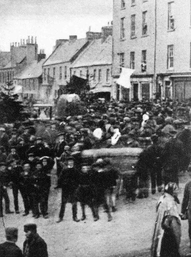 1872 James Square fountain on the opening of the Water Works Porteous' History of Crieff