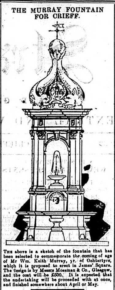 1893 12 30 Murray Fountain sketch Strathearn Herald