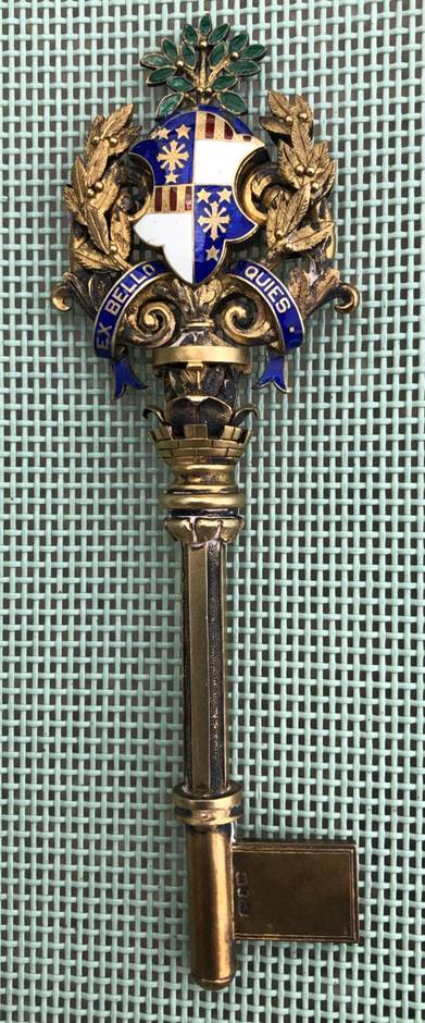 1894 10 Key presented to Miss Keith Murray to turn on Murray Fountain ½ David Ferguson Collection