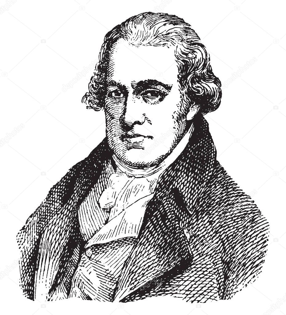 {James Watt Scottish inventor and Engineer who did an overview of the land between the River Tay and Crieff for its suitability for a canal. (Online)}