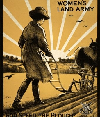 Women's Land Army poster - National Railway Museum